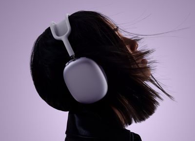 airpods max purple lifestyle