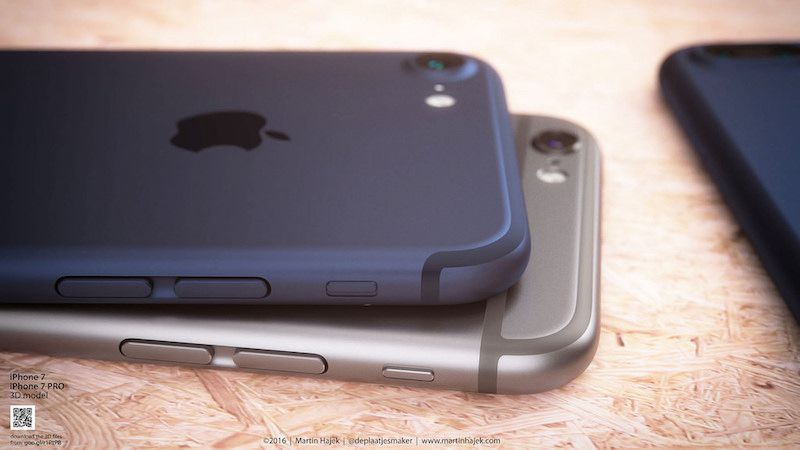 iPhone 7 deep blue concept