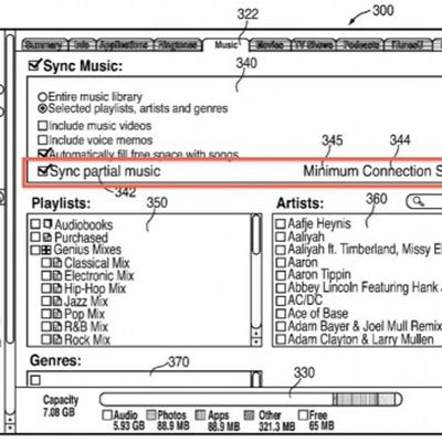 itunes sync partial songs