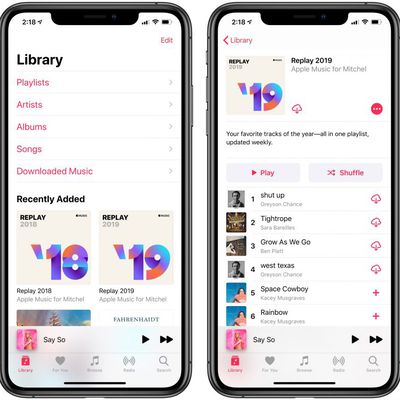 apple music replay