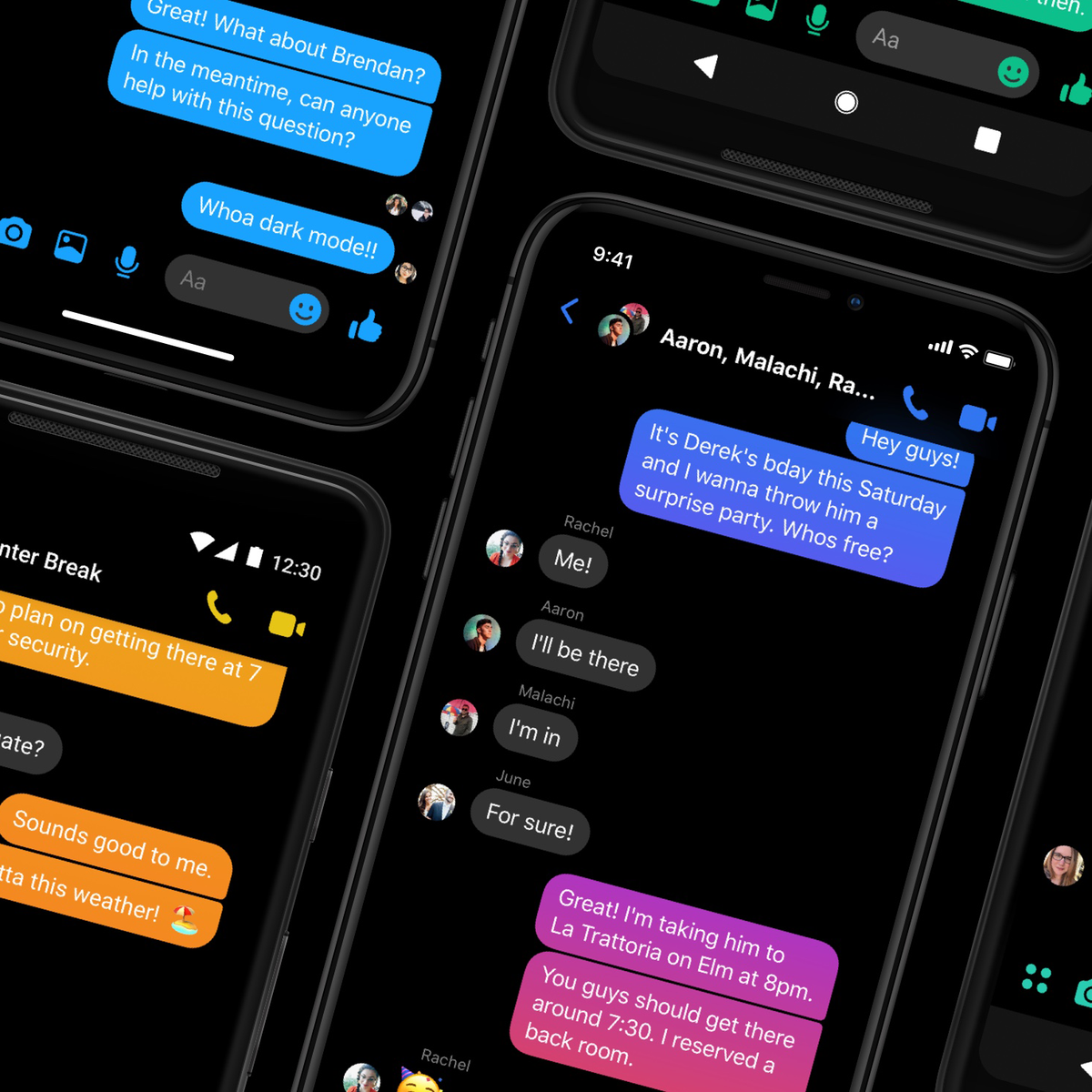 Мессенджер моде. Мессенджер на ПК. Dark Mode. Messenger Mode. Map Dark Mode.