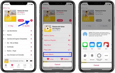 How to Share Songs and Albums With Friends in Apple Music - MacRumors