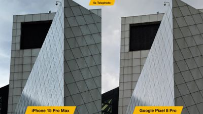Vergelijking tussen de 15 Pro Max en de Pixel 9