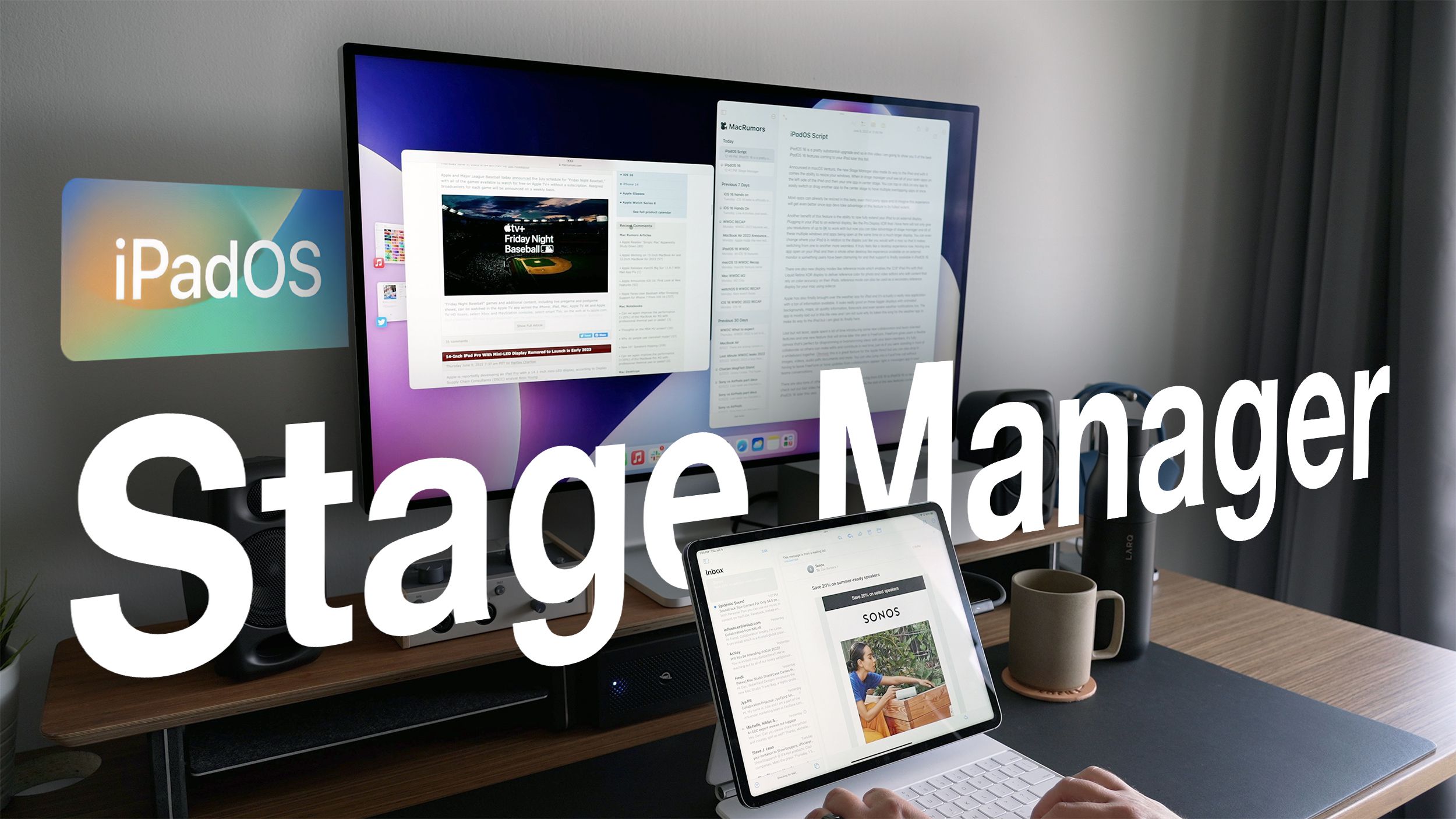 Photo of Vidéo : Test de Stage Manager sur iPadOS 16 avec un écran externe