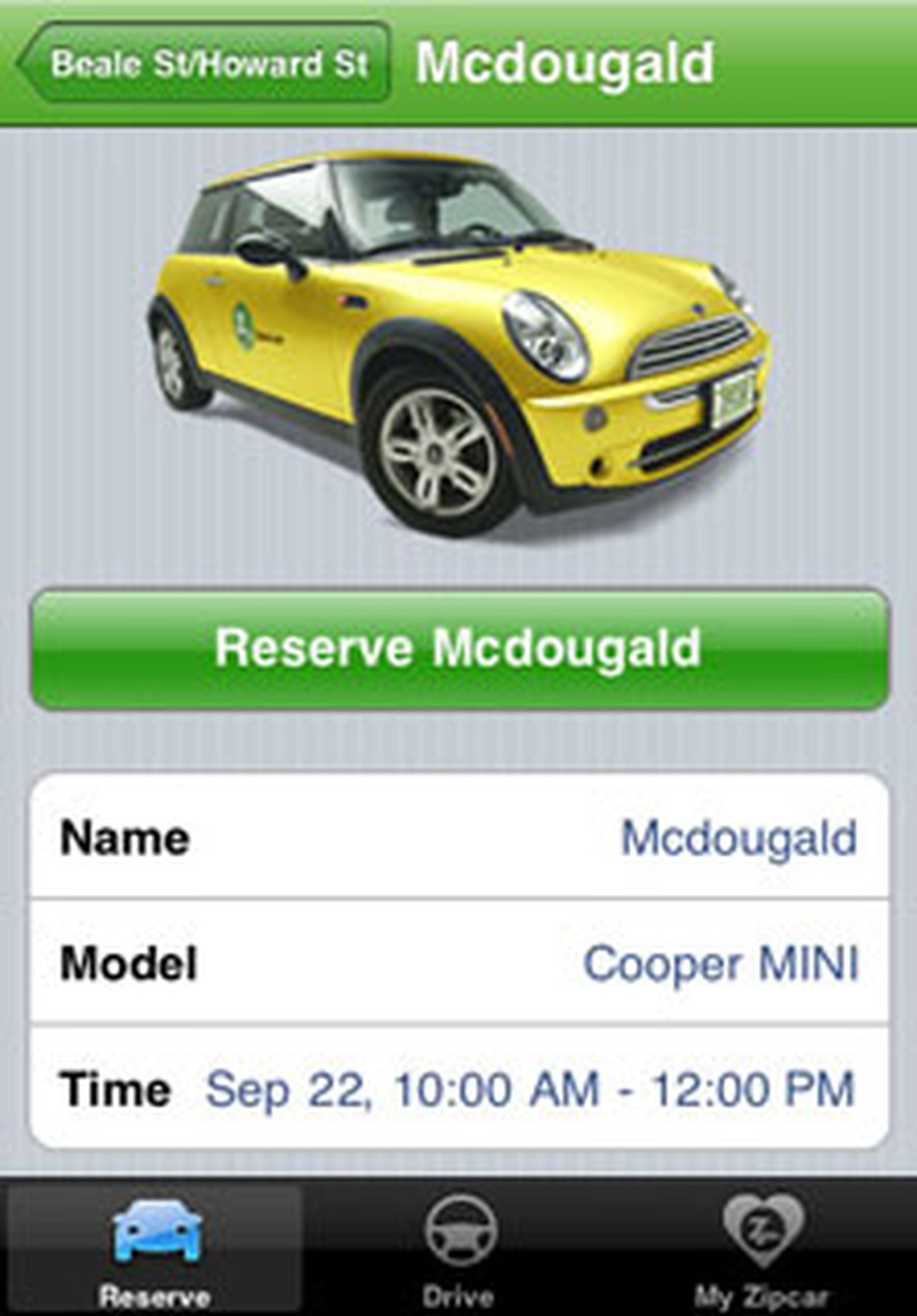 Zipcar Drives into App Store MacRumors