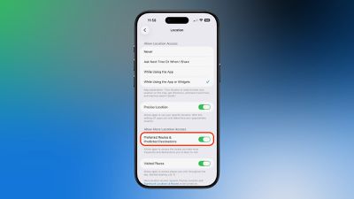 ios 26 maps preferred routes