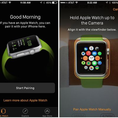 apple watch pairing auto