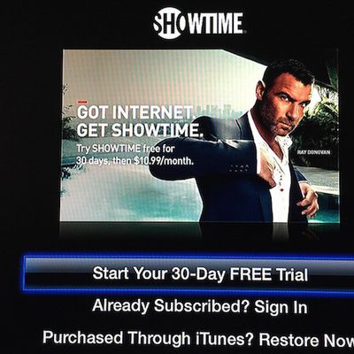 showtime apple tv trial