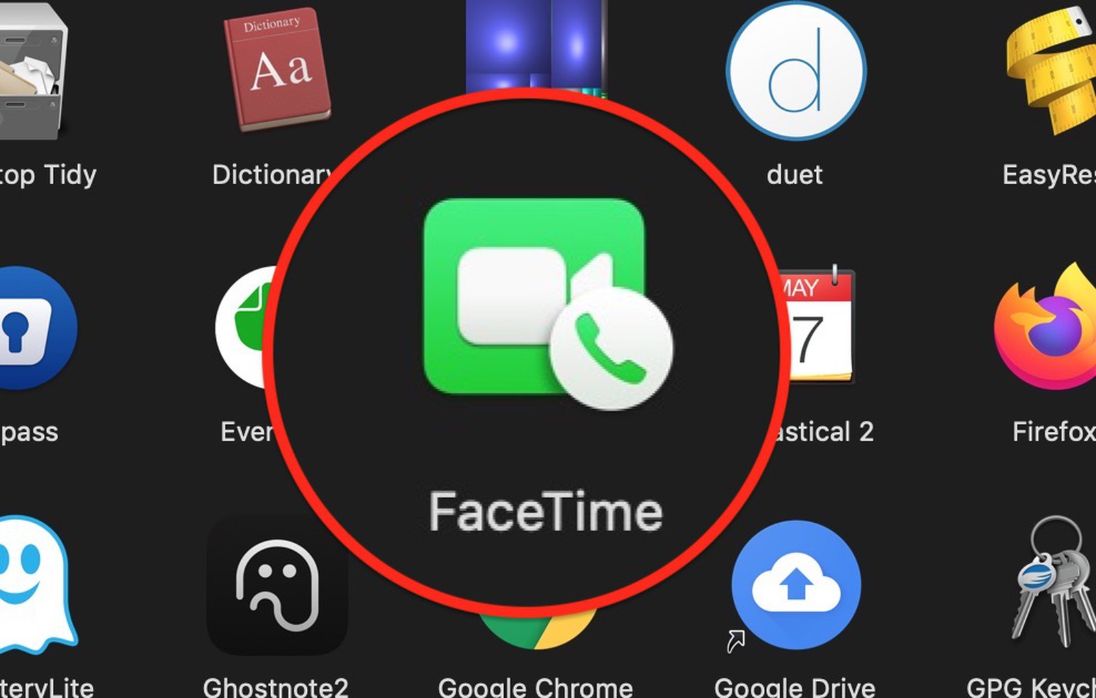 facetime working when not login in mac