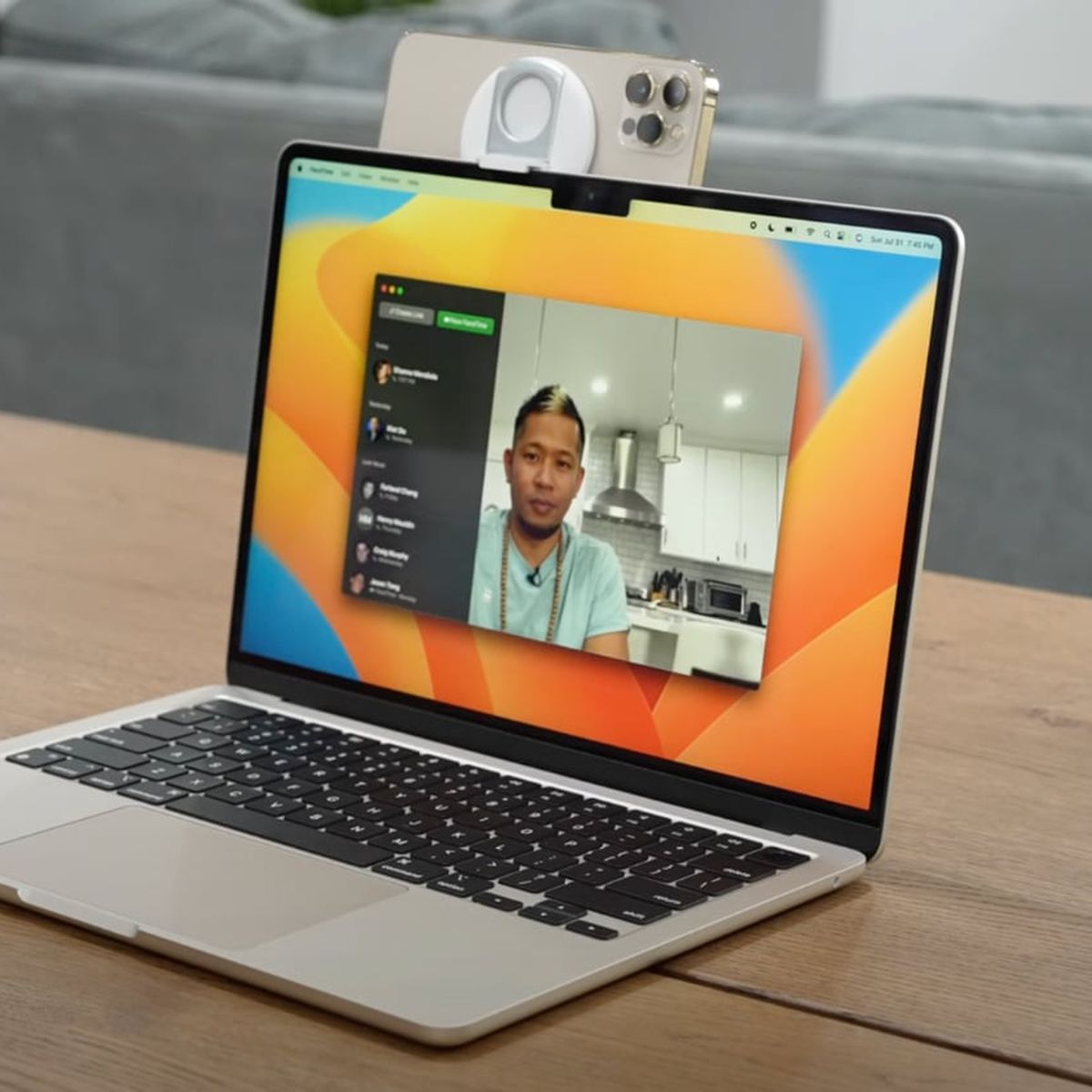 Apple's Continuity Camera lets you use your iPhone as a webcam