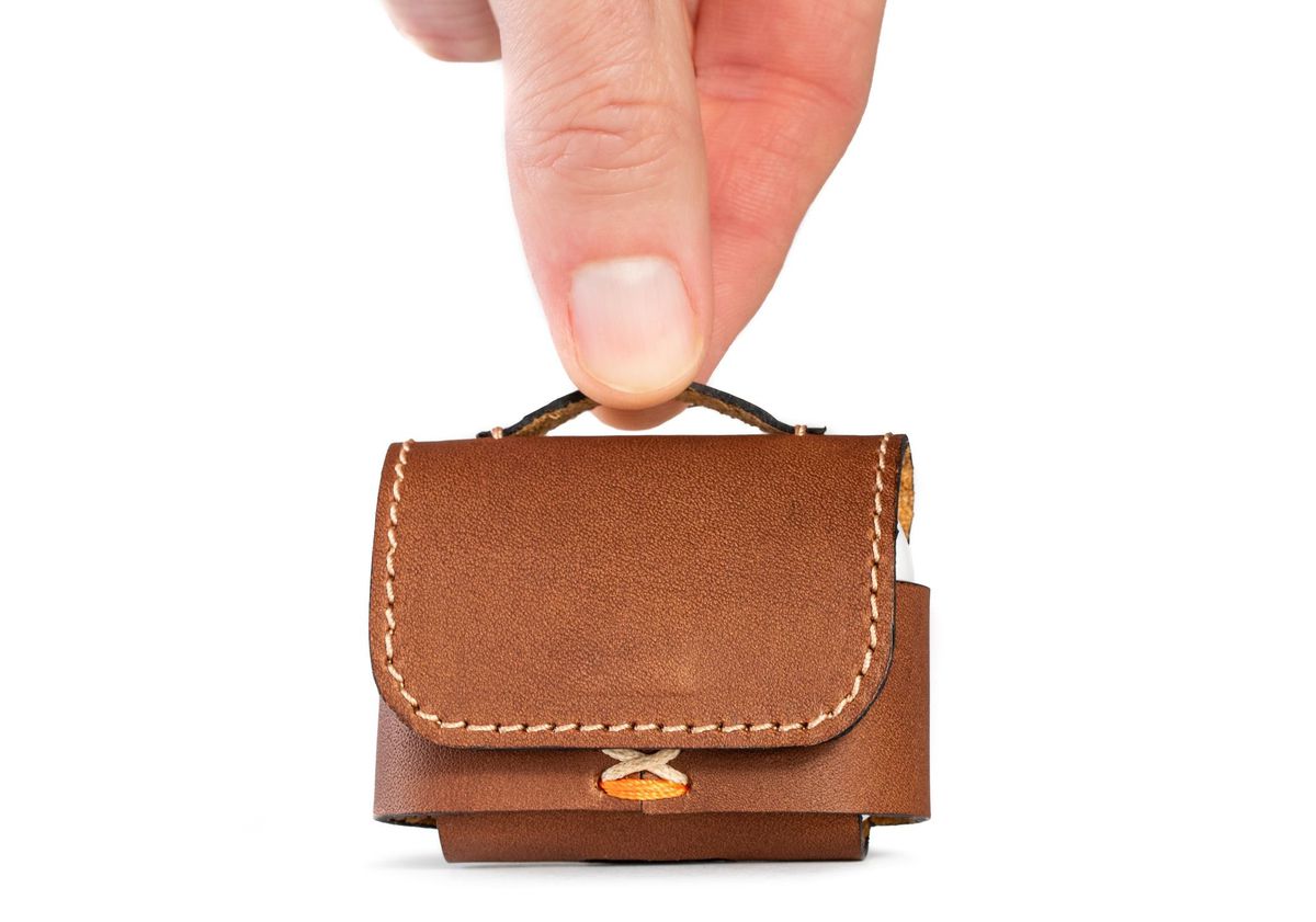 pad and quill airpods leather cases image
