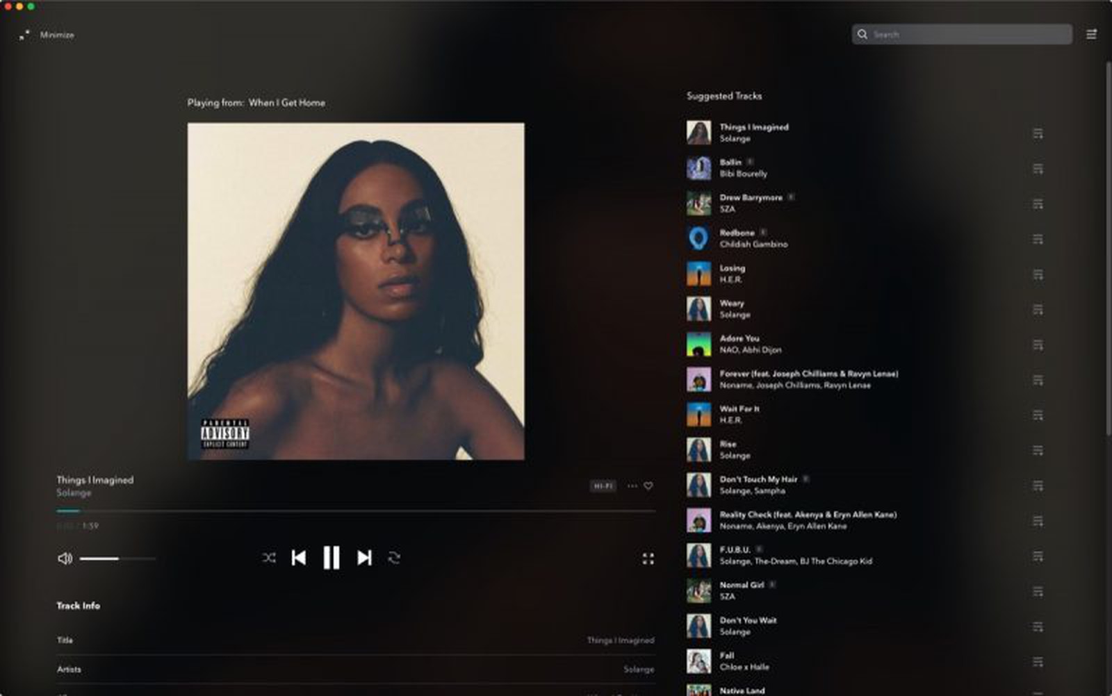 tidal download song on mac