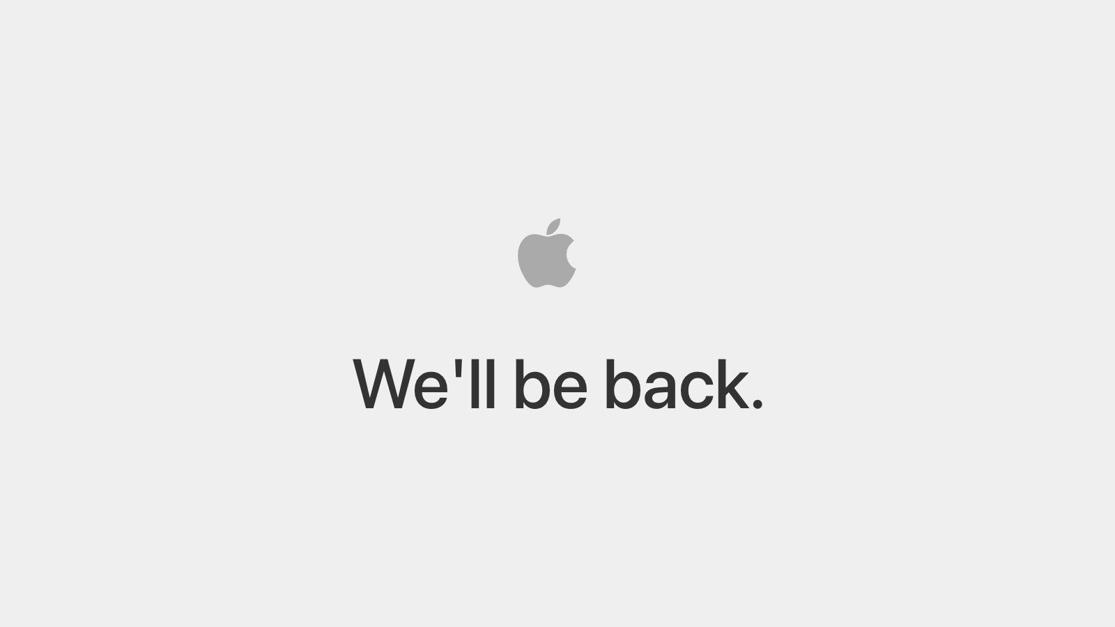 Apple's Beta Website Says 'We'll Be Back Soon' Just Ahead…