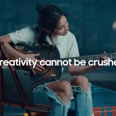 samsung creativity cannot be crushed ad