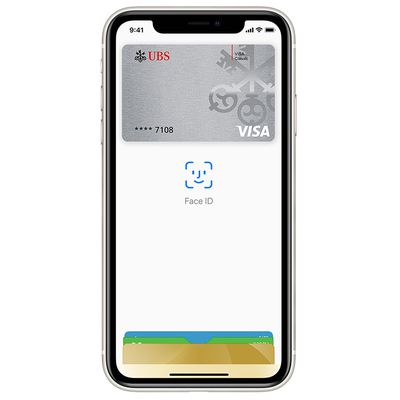 apple pay ubs switzerland