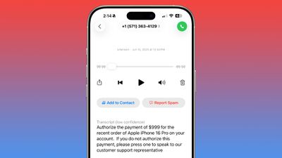 ios 26 voicemail report spam