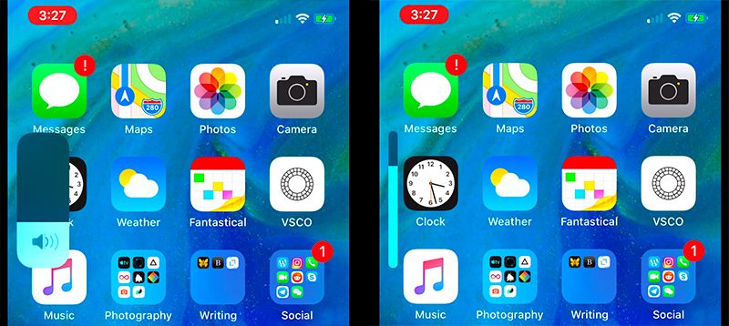 Here's the New iOS 13 Volume Indicator - MacRumors
