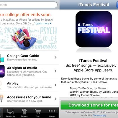 itunes festival free songs