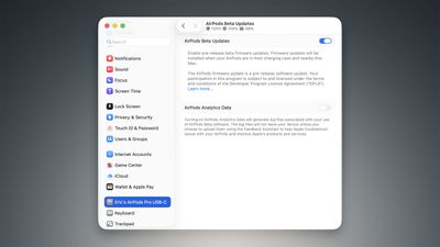 AirPods Beta Updates Feature