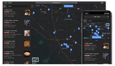 duckduckgo dark mode apple maps