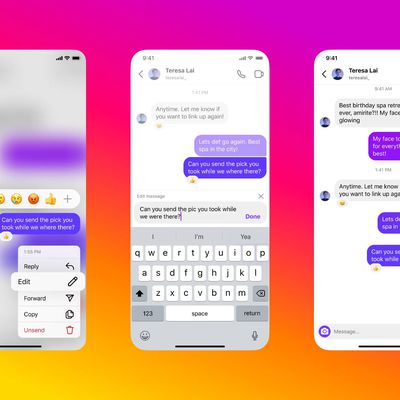 instagram dm editing option