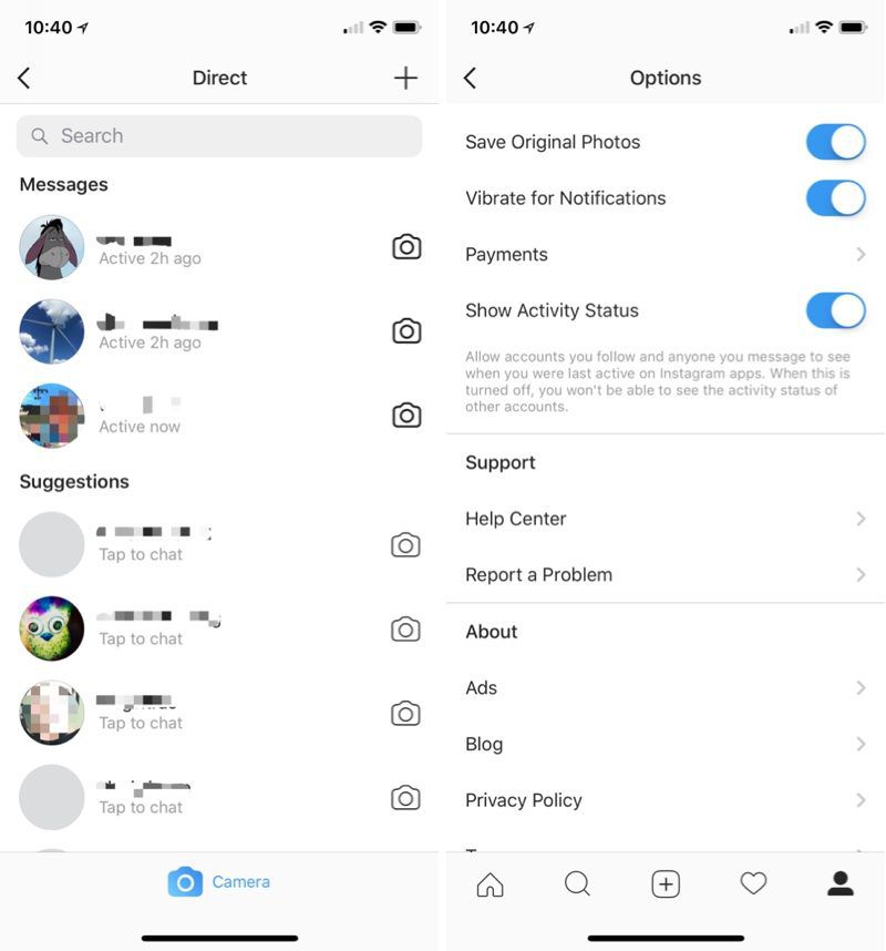 Instagram Adds New Feature Showing When You Were Last Active