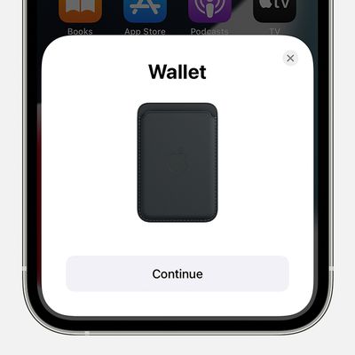 ios15 iphone 12 pro home screen wallet continue