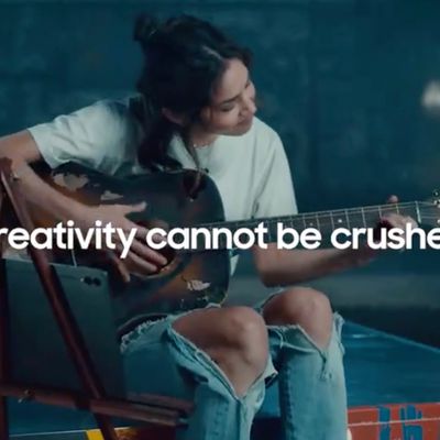 samsung creativity cannot be crushed ad