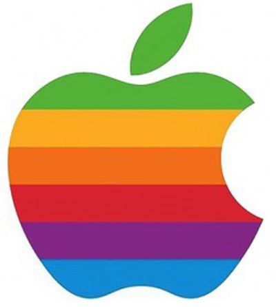 rainbow apple logo