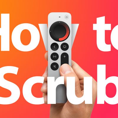 Siri Remote 2 how to scrub Feature copy