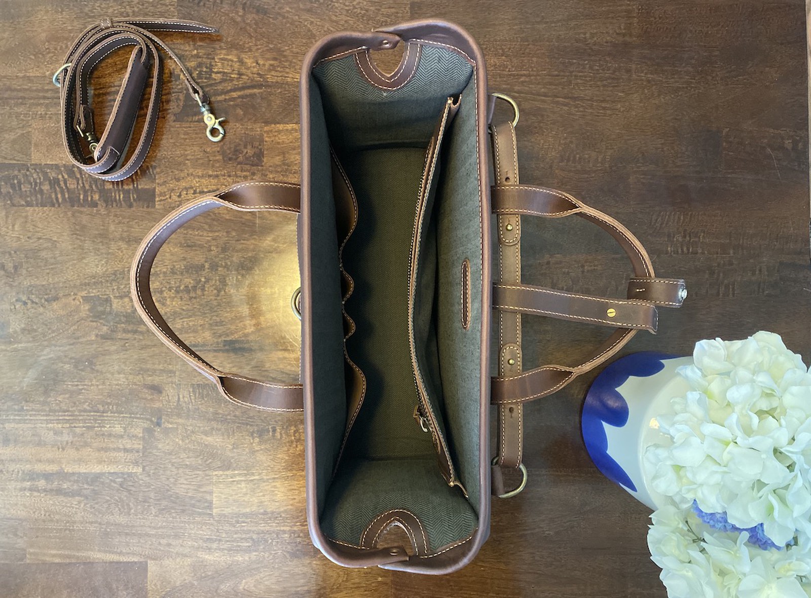 gladstone leather briefcase