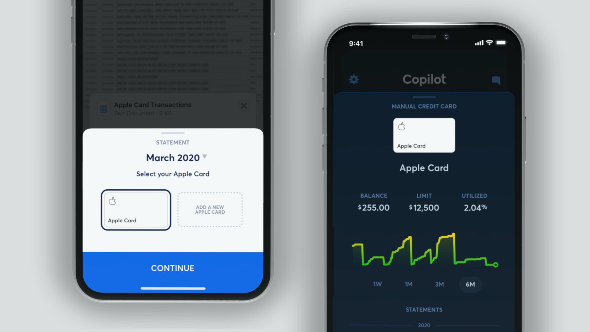 Finance App 'Copilot' Adds Support for Importing Apple Card Statements
