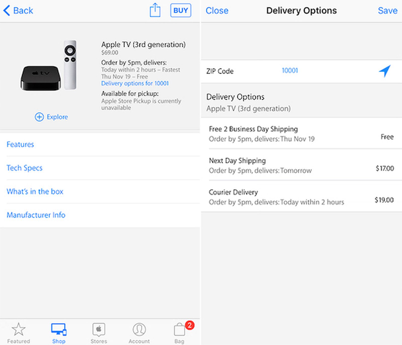 Apple Expands Postmates SameDay Delivery to Manhattan MacRumors
