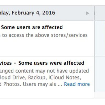 Apple System Status 2016