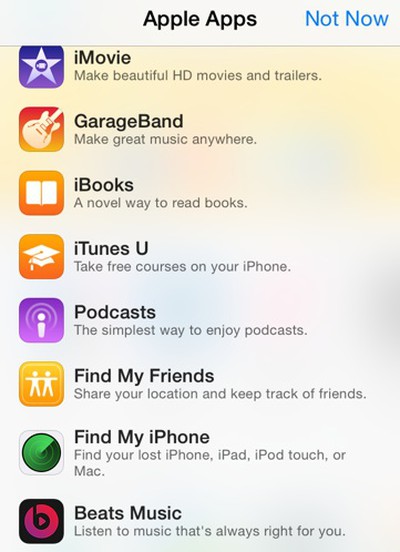 manage apps on iphone 5