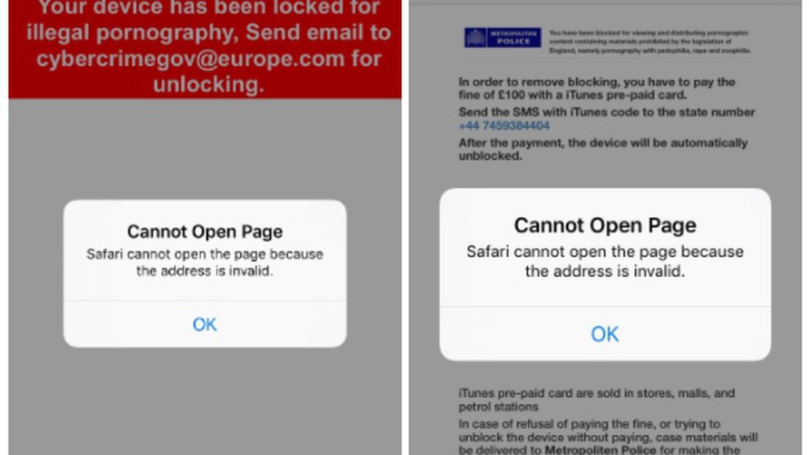 Porn Ok Unblock - JavaScript-Based Safari Ransomware Exploit Patched in iOS 10.3 - MacRumors