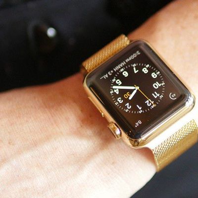 Goldplated Apple Watch