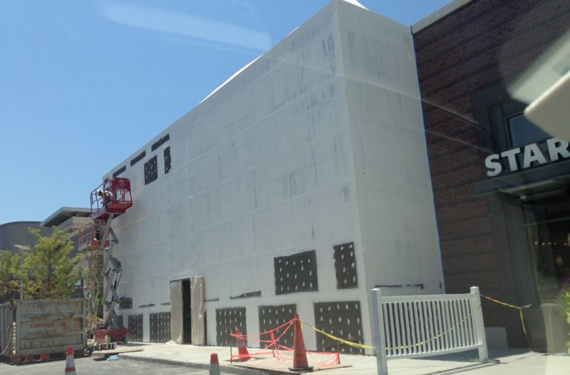 New Photos Show Progress on Woodbridge Apple Store, Flooding at