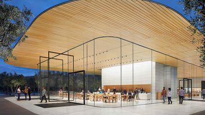 Apple объявила о проведении работ в центре для посетителей