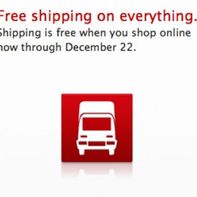apple online free shipping holiday 2011