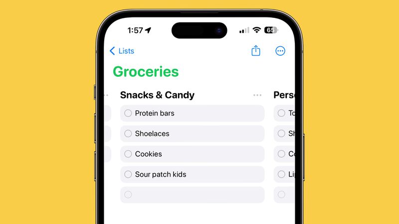 iOS 17 Notes and Reminders Features - MacRumors