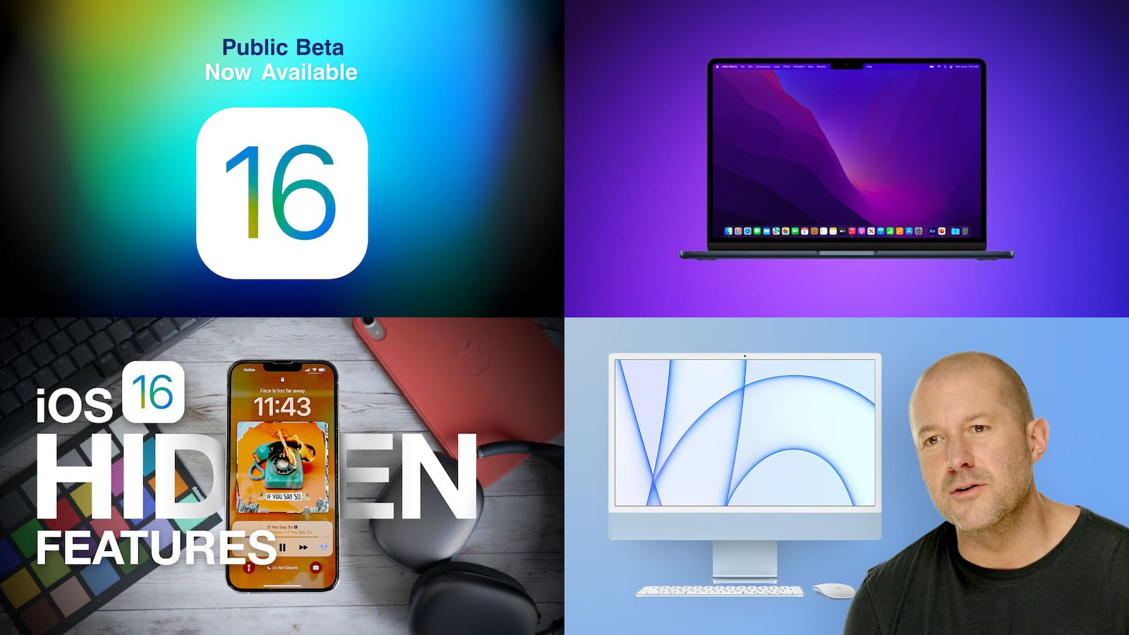 Principais notícias: versão beta pública do iOS 16, lançamento do M2 MacBook Air e muito mais