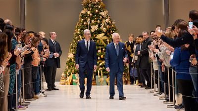 Apple Battersea community impact Tim Cook and King Charles III