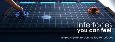 senseg haptic banner