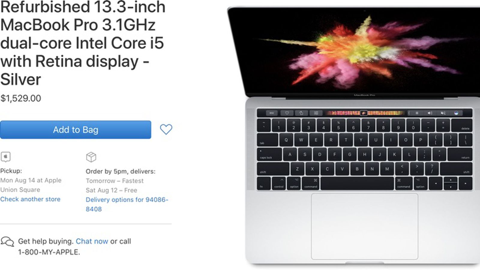 Apple Adds 2017 13-Inch MacBook Pro Models to Refurbished Store