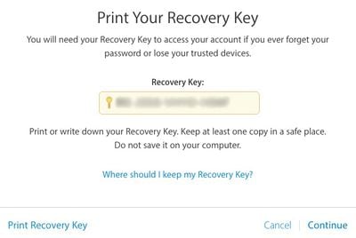 Apple-ID-recovery-key