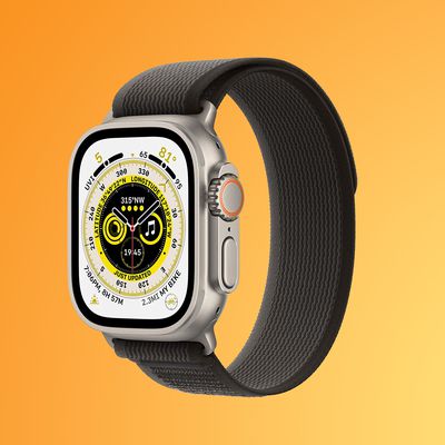apple watch ultra yellow