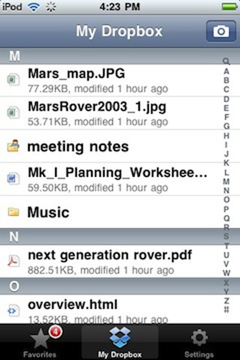 can dropbox help with iphone storge