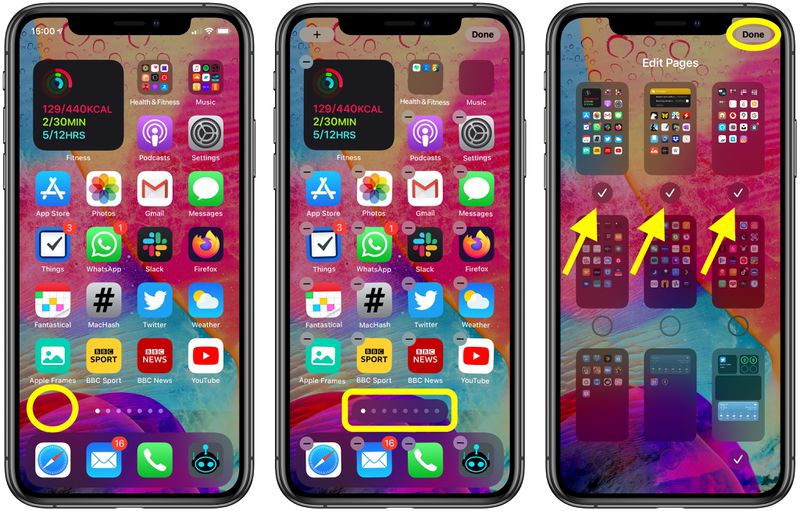 How to Hide Home Screen App Pages on iPhone in iOS 14 - MacRumors