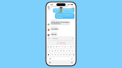ios 26 messages poll suggestions